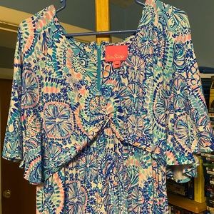 Lilly Pulitzer maxi dress worn once size 14
